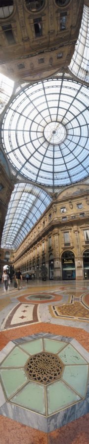 01 Ari Salomon, Milan, Galleria Corso Vittorio Emmanuele, 2003, Pigment Print, 21x73, 1of5, UNFRAMED $800