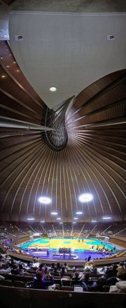 Ari Salomon, Tokyo, Yoyogi National Stadium, 2016, Pigment Print, 56x26,1of5,$1300